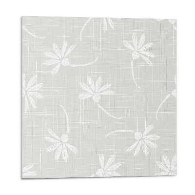 Öntapadós vinyl csempe Virágminta a háttérben