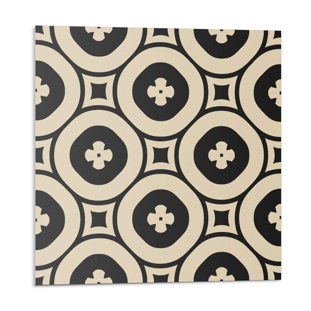 Öntapadós vinyl csempe Geometrikus minta négyzetekkel