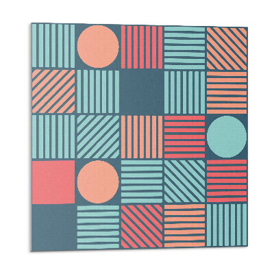 Vinyl csempe Geometria színes formákkal