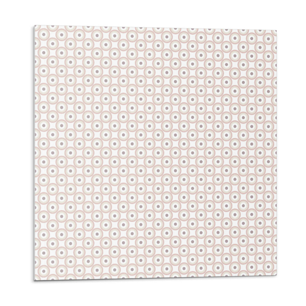 Vinyl csempe Minta körökkel rácsban