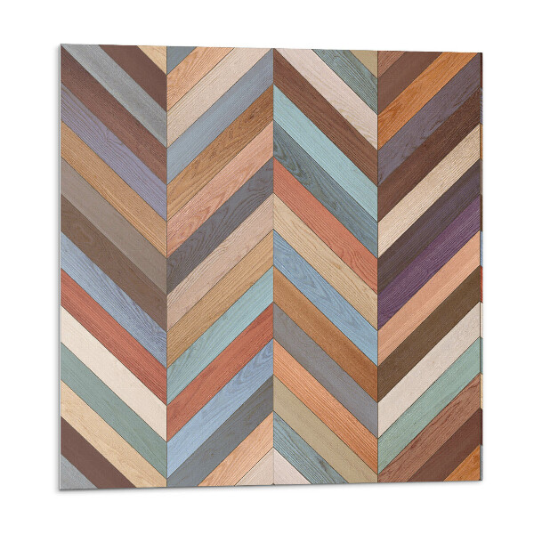 Vinyl csempe falra Halszálkás fa minta