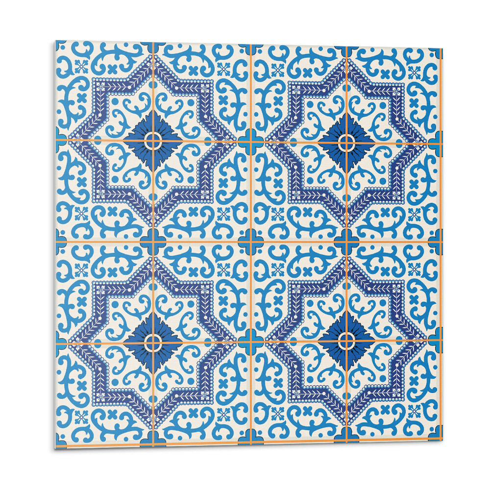 Vinyl csempe falra Csempe minta díszekkel