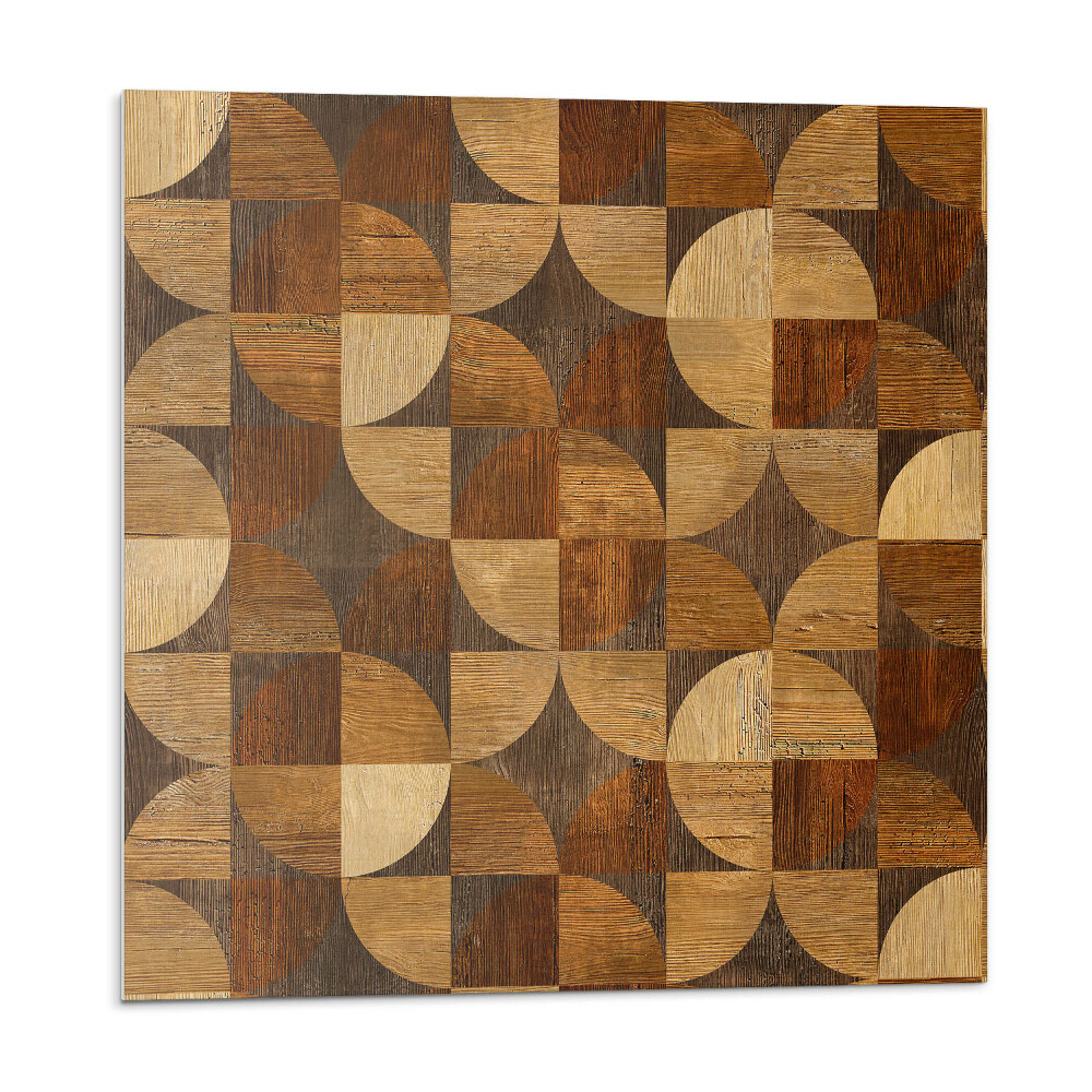 Öntapadós vinyl csempe Geometrikus fa minta