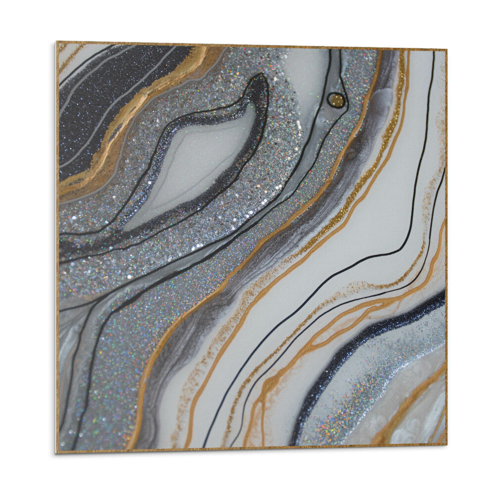 Vinyl csempe Absztrakt hullámok csillogással