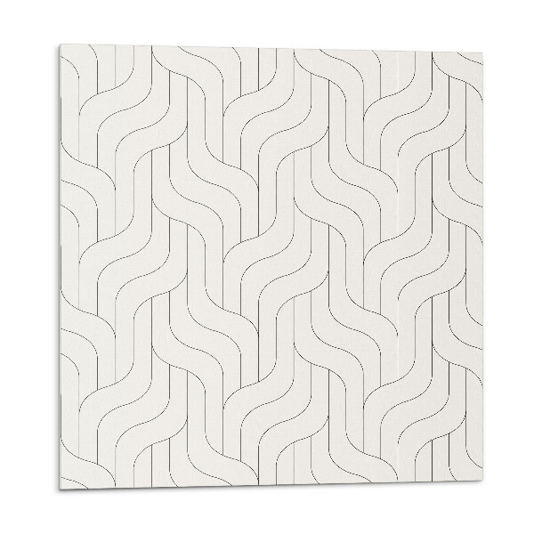 Vinyl csempe falra Geometriai elrendezésű hullámok