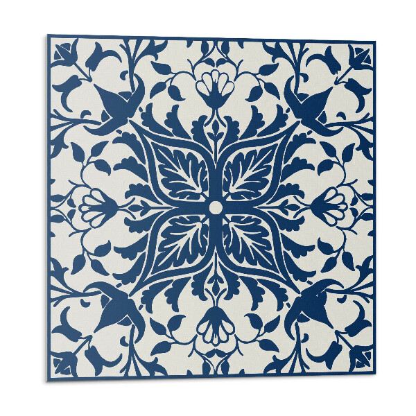 Vinyl csempe Virágminta levelekkel