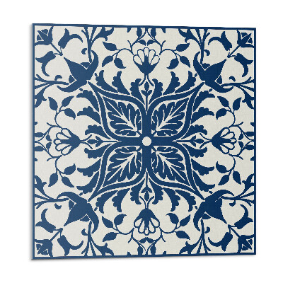 Vinyl csempe Virágminta levelekkel