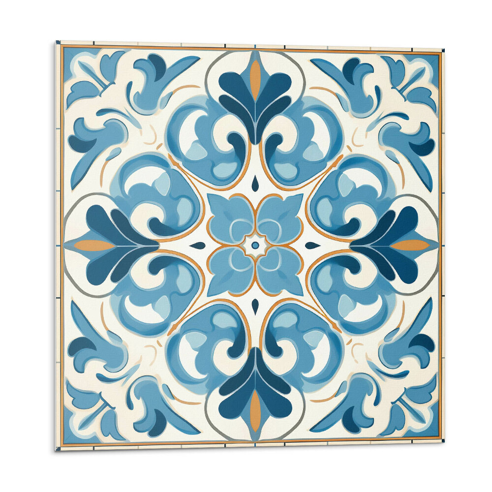 Vinyl csempe Növényi minta szimmetriában