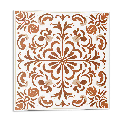 Vinyl csempe falra Díszes virágmintás