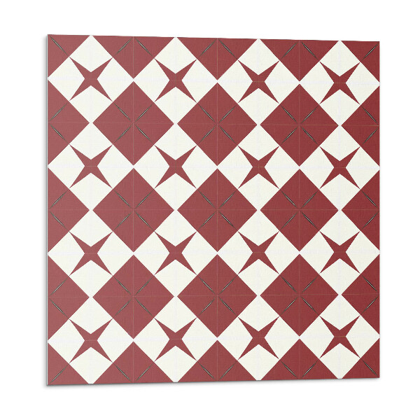 Vinyl csempe Gyémántminta csillagokkal