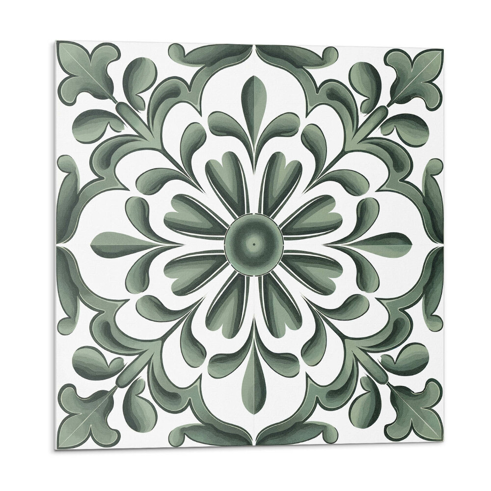 Vinyl csempe falra Növényi motívum körben