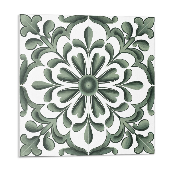 Vinyl csempe falra Növényi motívum körben