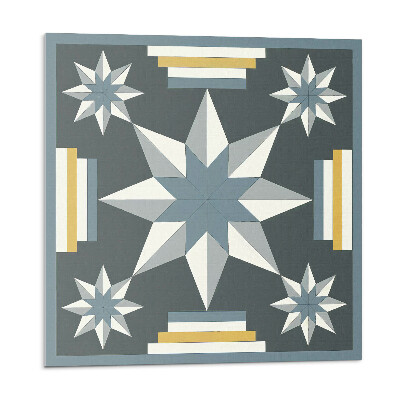 Vinyl csempe Csillag és téglalap geometria