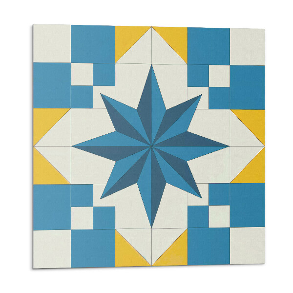 Vinyl csempe falra Geometrikus csillagminta