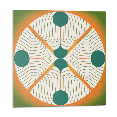 Vinyl csempe Absztrakt kör alakú minta