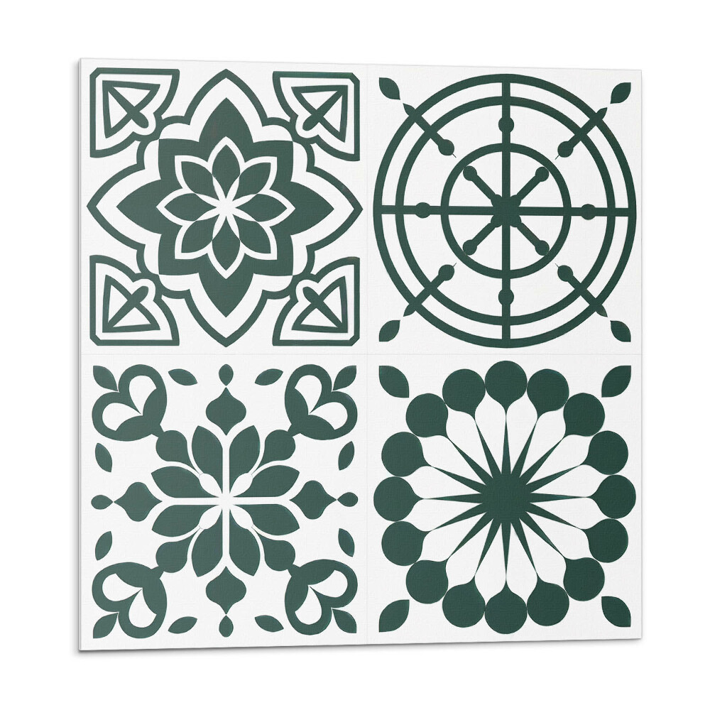 Vinyl csempe falra Virág- és geometriai minták