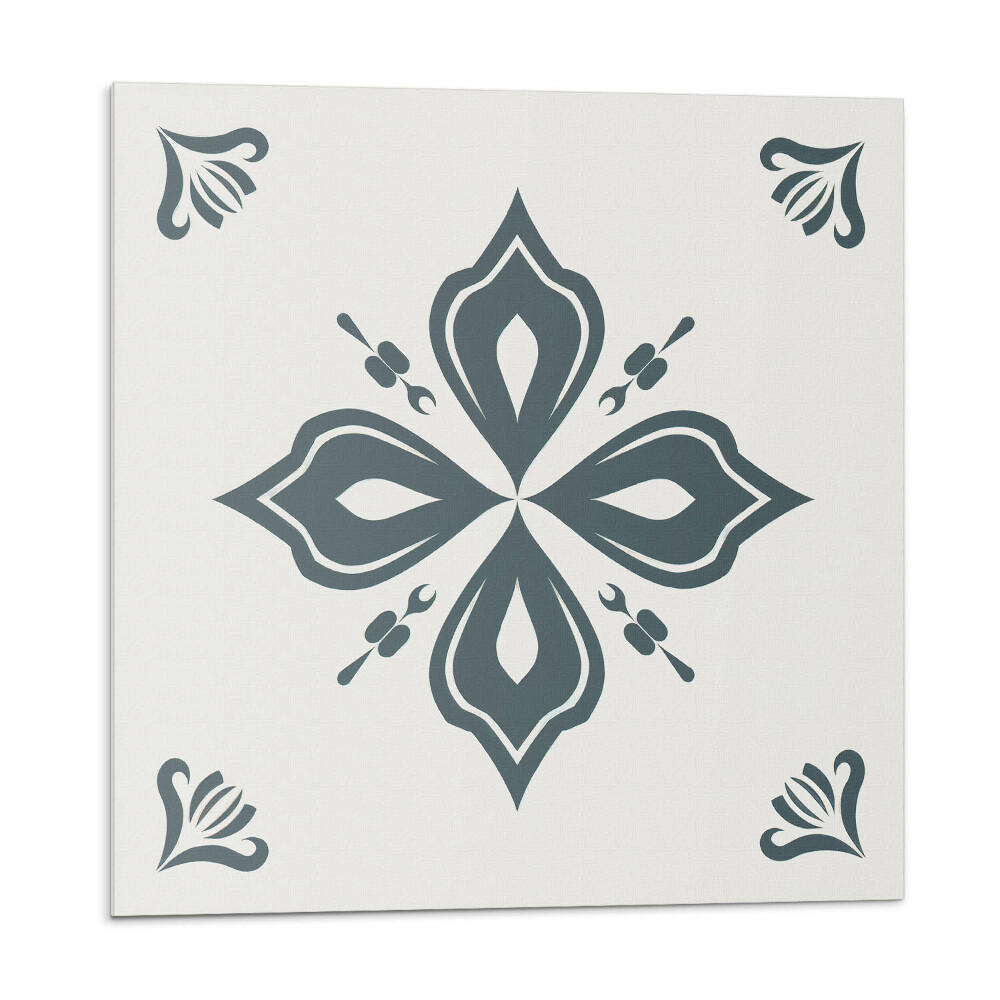 Vinyl csempe falra Virágmotívum a keresztben