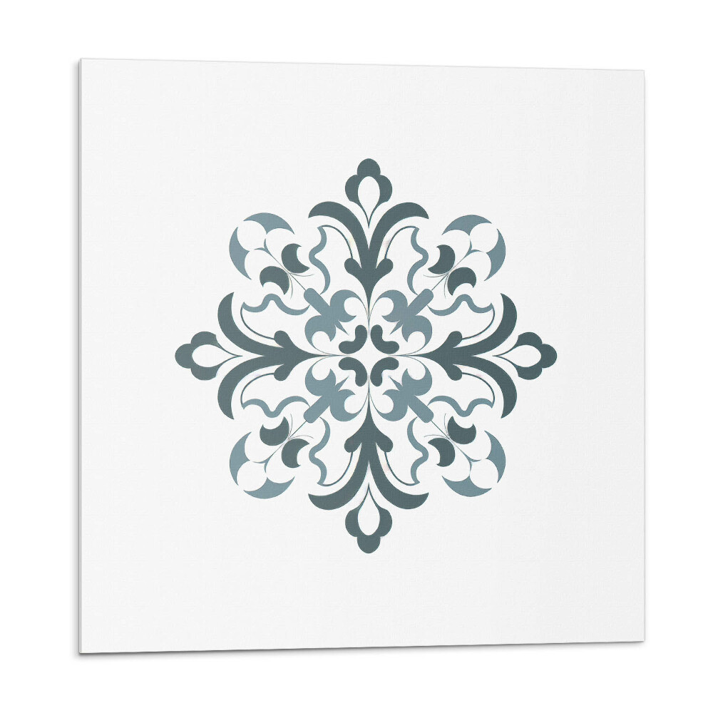 Öntapadós vinyl csempe Virágminta szimmetriában