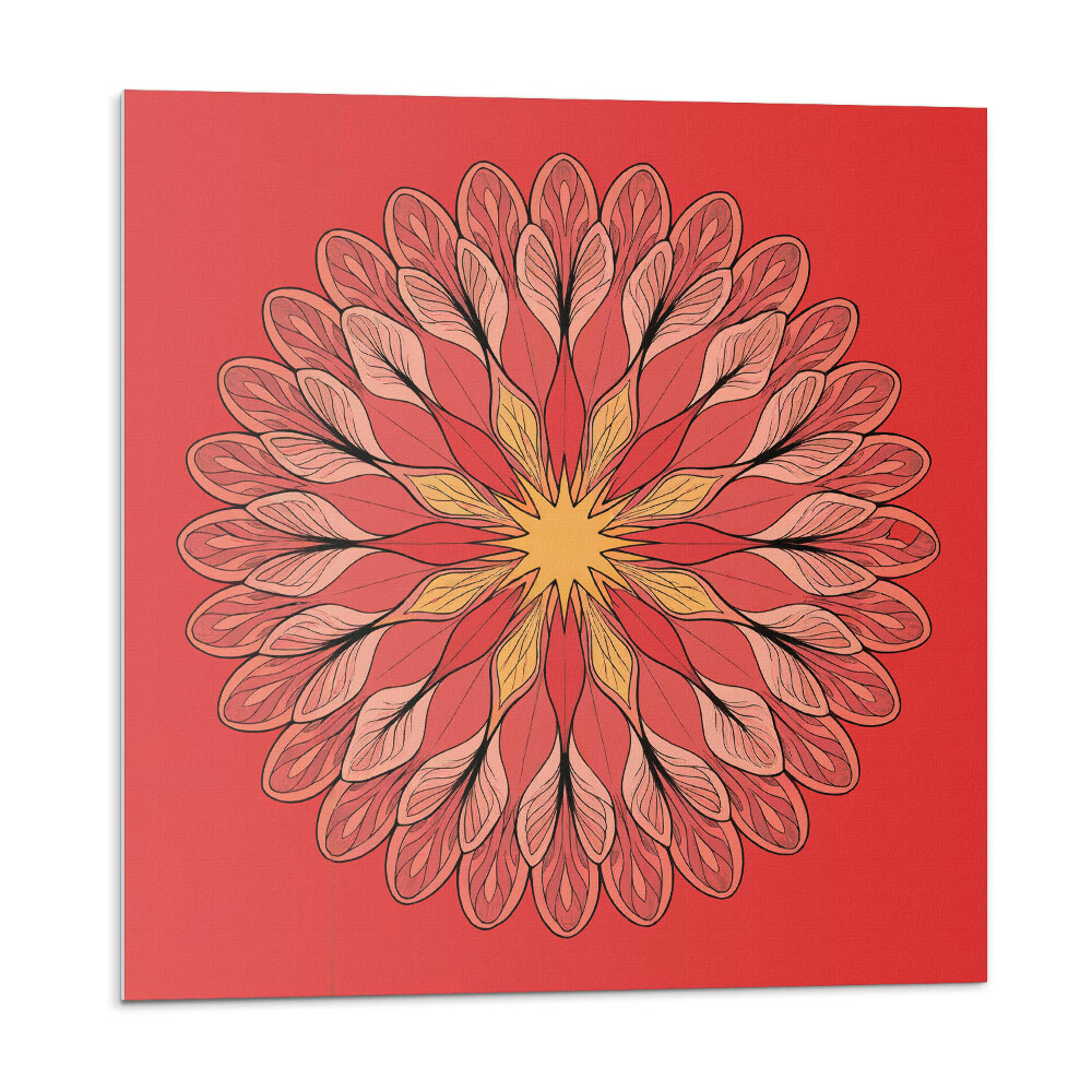 Vinyl csempe falra Virágmintás mandala