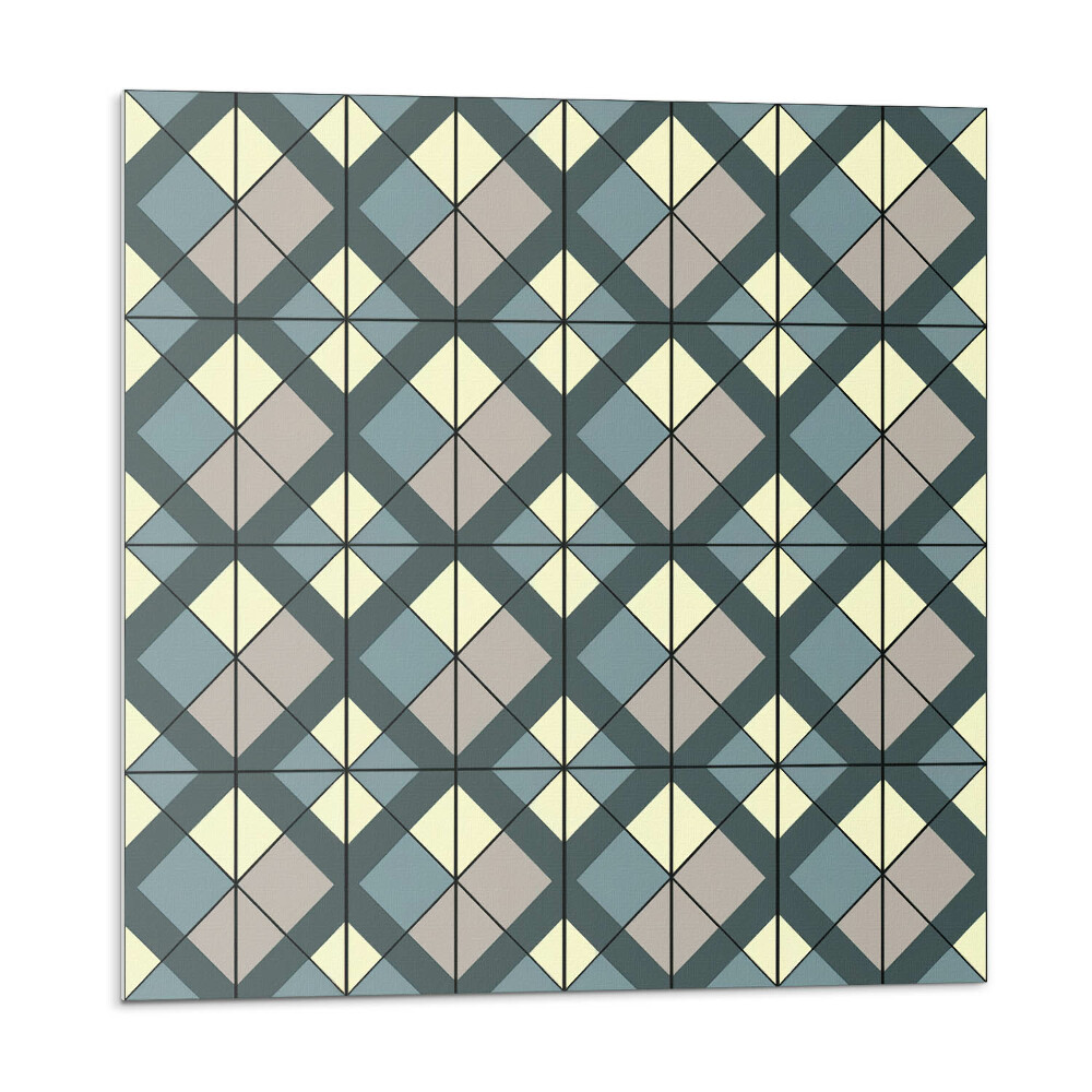 Vinyl csempe falra Geometrikus kockás minta