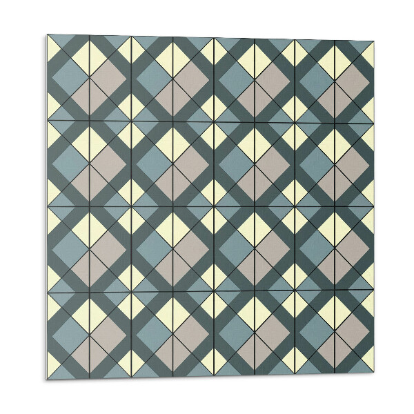 Vinyl csempe falra Geometrikus kockás minta