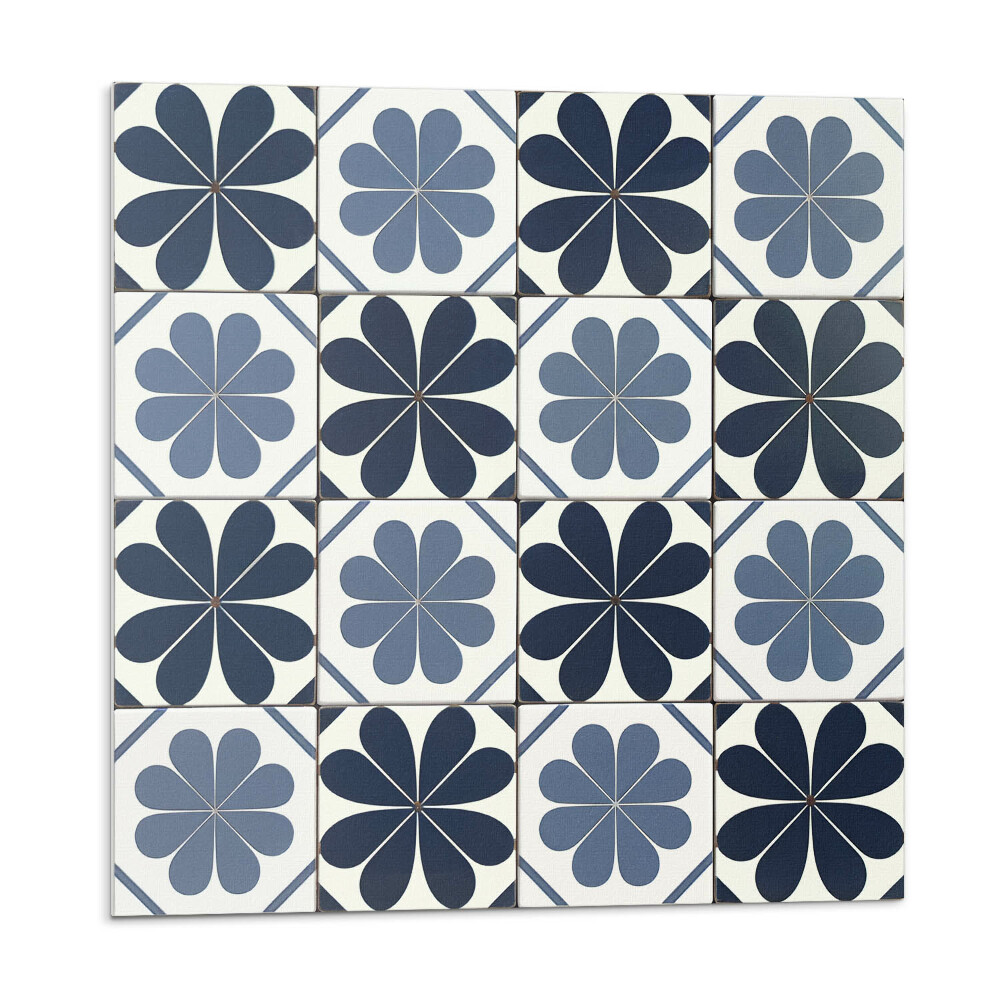 Vinyl csempe falra Virágmintás csempéken