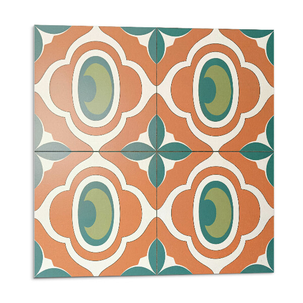 Öntapadós vinyl csempe Mozaikminta növényi motívummal