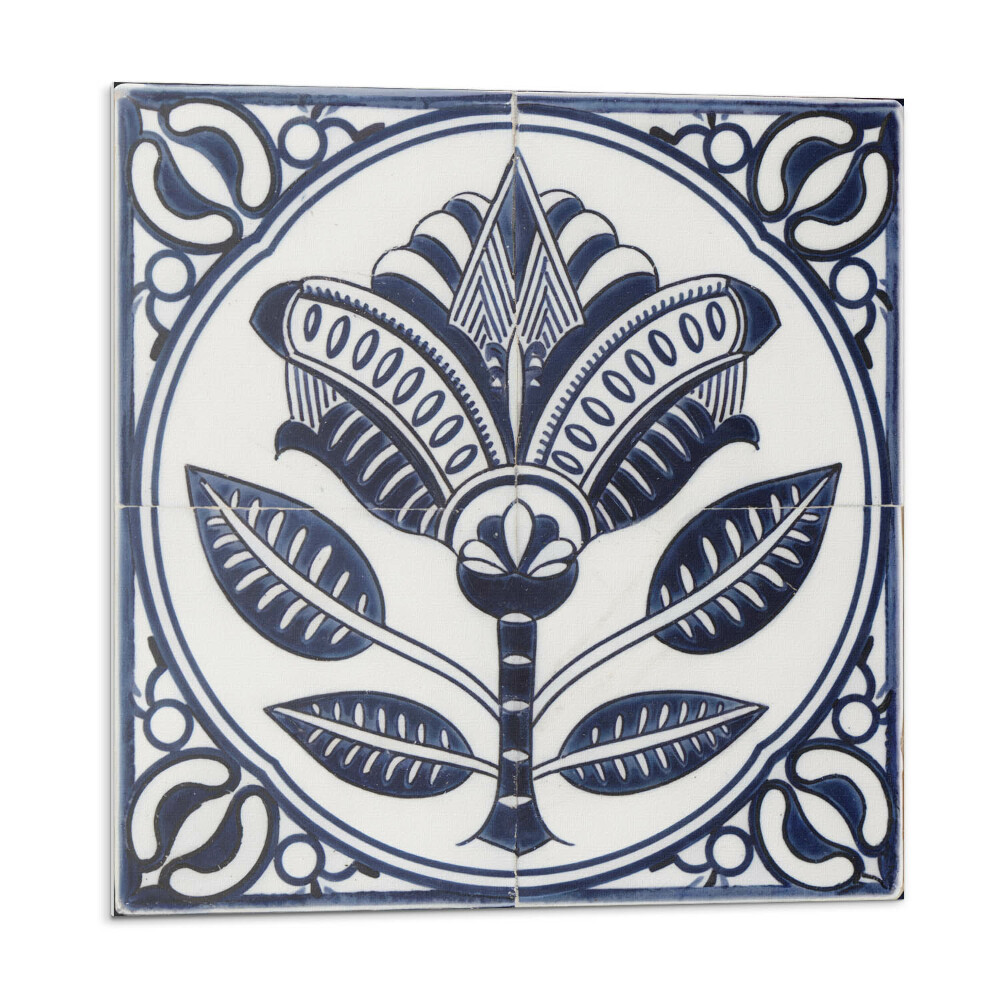 Vinyl csempe Virágos kerámia minta