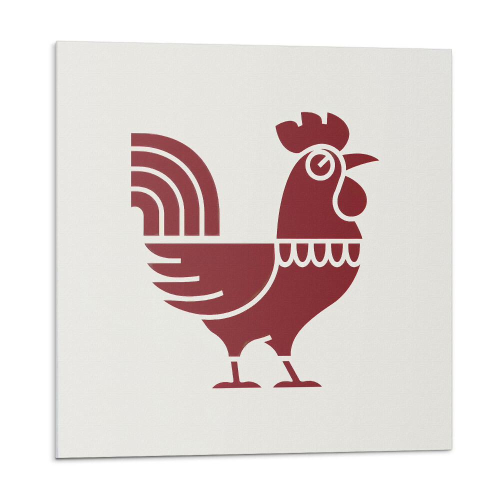 Vinyl csempe Stilizált kakas grafikában