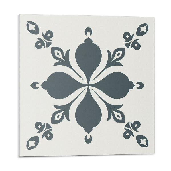 Vinyl csempe Díszes minta levelekkel