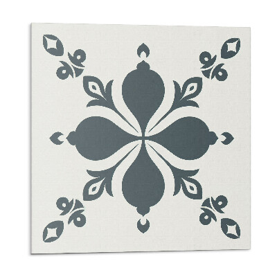 Vinyl csempe Díszes minta levelekkel