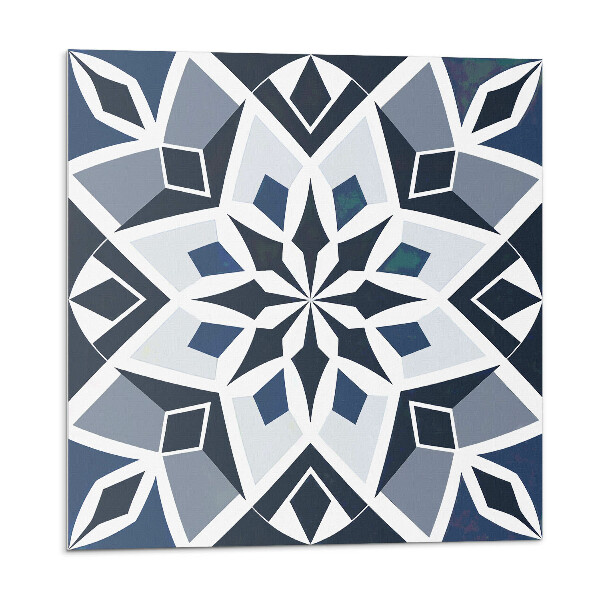 Öntapadós vinyl csempe Geometrikus virágmintás