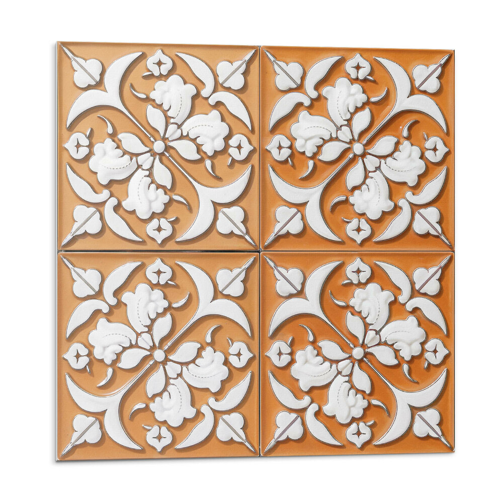 Öntapadós vinyl csempe Virágmotívumos minta