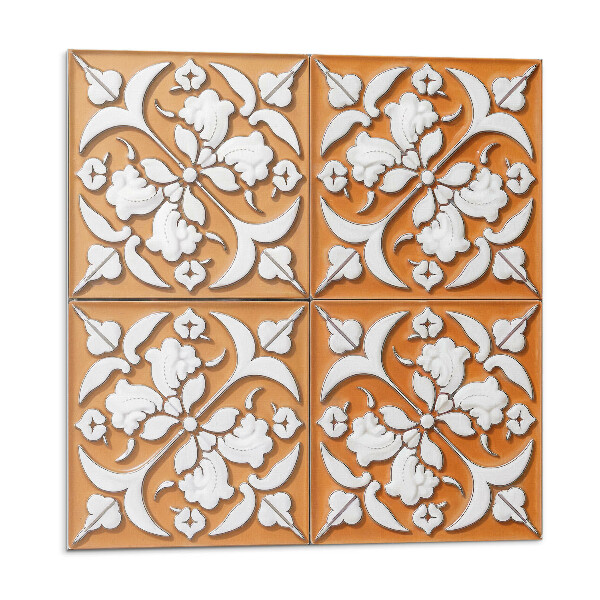 Öntapadós vinyl csempe Virágmotívumos minta