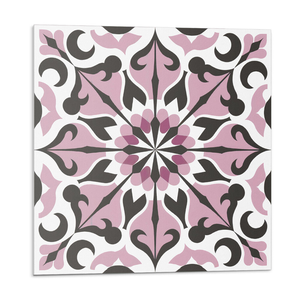 Vinyl csempe falra Növényi minta szimmetriában