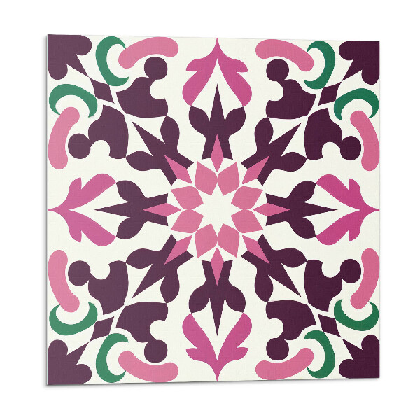 Vinyl csempe falra Szimmetrikus növényi minta