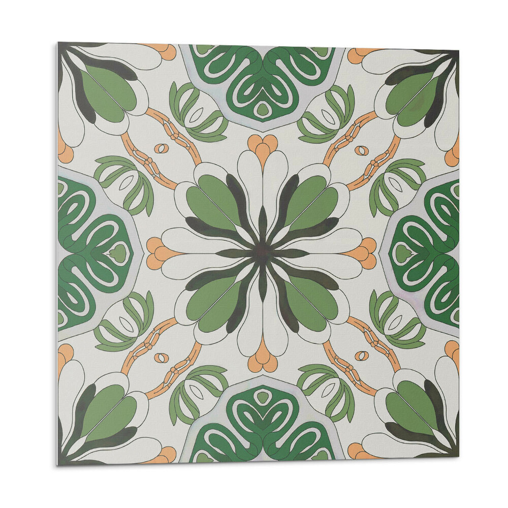 Vinyl csempe falra Virágminta szimmetriában