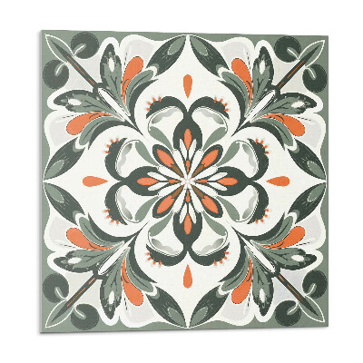 Öntapadós vinyl csempe Virágminta levelekkel