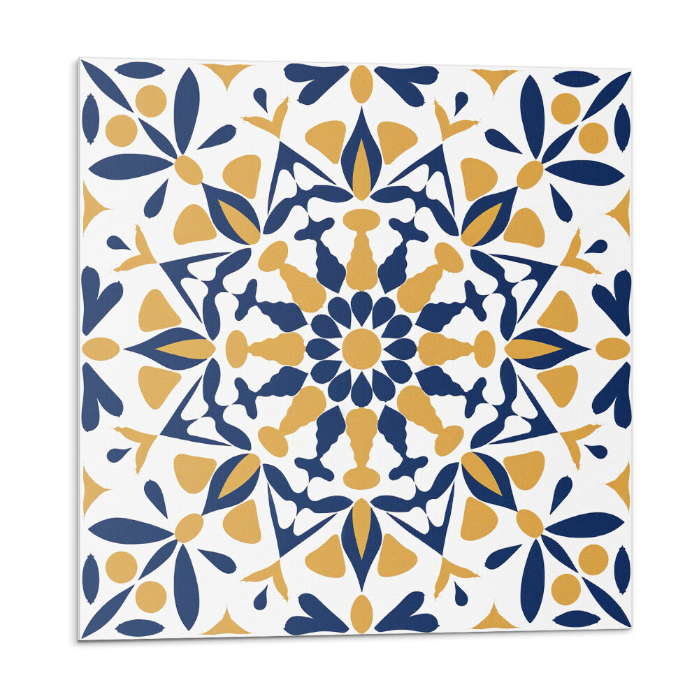 Vinyl csempe falra Virágminta szimmetriában