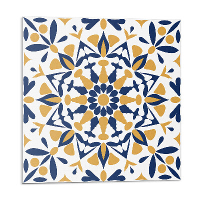 Vinyl csempe falra Virágminta szimmetriában