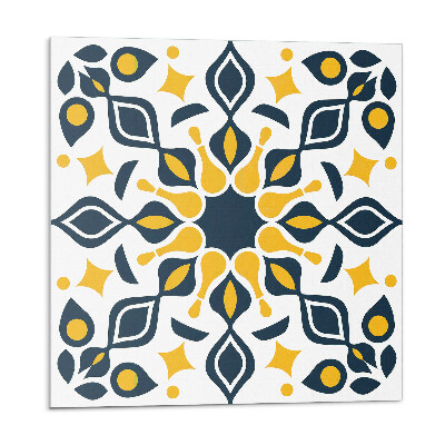 Öntapadós vinyl csempe Virágminta szimmetriával