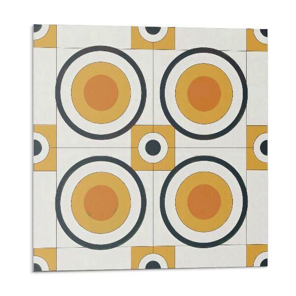 Vinyl csempe Körök és négyzetek geometriája