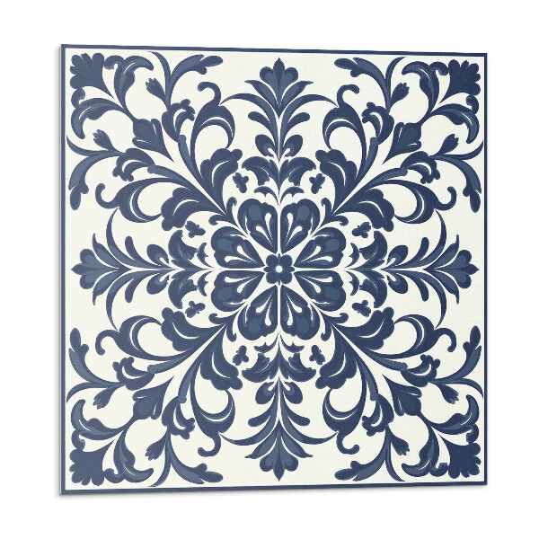 Vinyl csempe Virágminta levelekkel