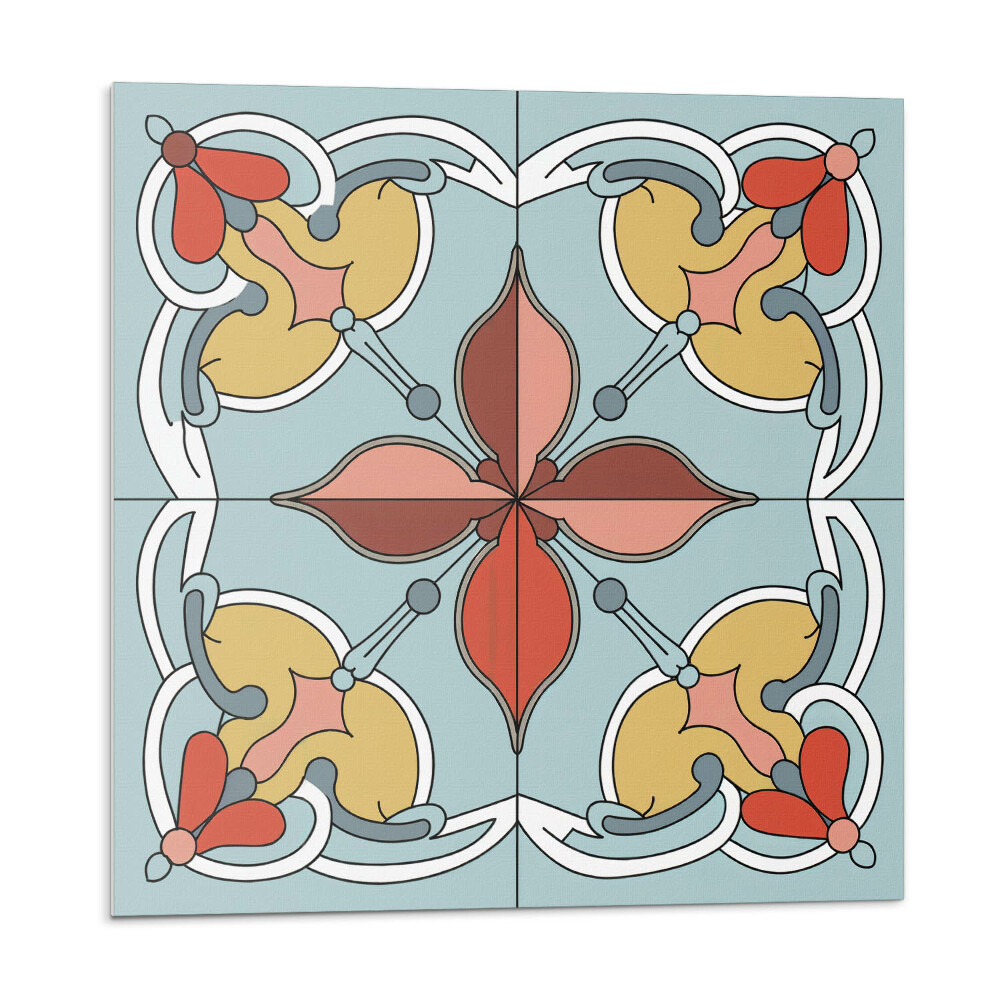 Vinyl csempe Virágminta részletekkel