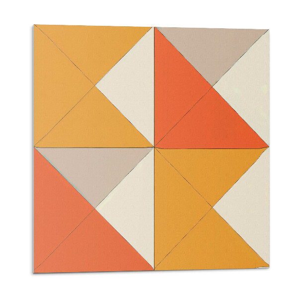 Öntapadós vinyl csempe Geometriai háromszögek az elrendezésben