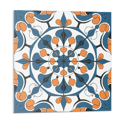 Vinyl csempe Virágminta egy mandalában