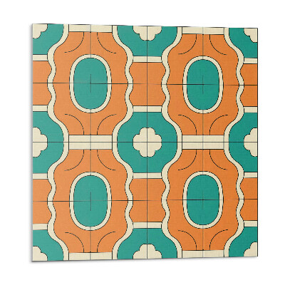 Öntapadós vinyl csempe Geometrikus kockás minta