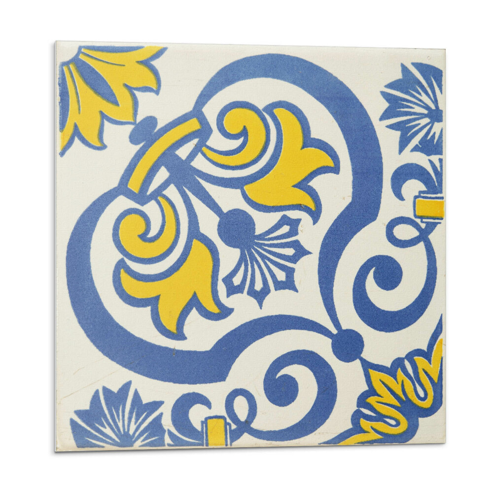 Vinyl csempe Virágminta díszekkel