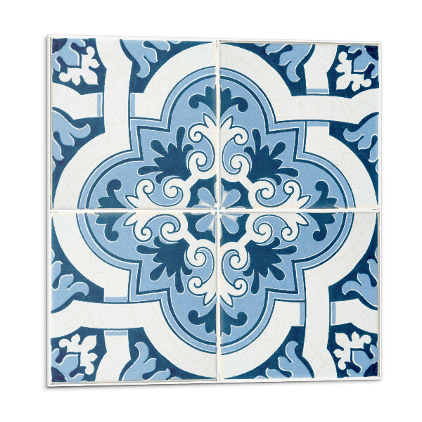 Öntapadós vinyl csempe Csempe minta díszekkel