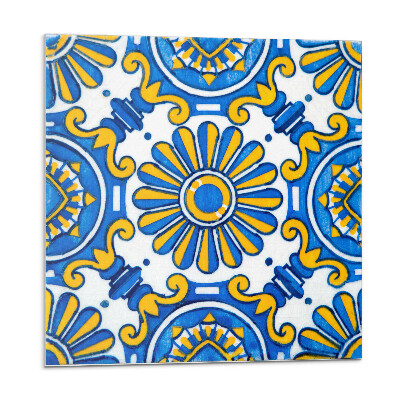 Vinyl csempe falra Virágmintás csempéken